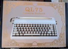 Yunzii QL75 BT Typewriter Mechanical Keyboard Hot Swap Retro picture