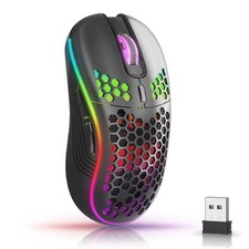BM600 Rechargeable Gaming Mouse USB 2.4G Wireless RGB Light Honeycomb Gaming Mou picture