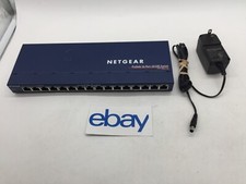 NETGEAR 16 Port 10/100 Mbps Switch FS116 w/ Power Supply FREE S/H picture
