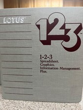 Lotus 1-2-3 Software: Release 1A and Release 3.1 Upgrade.  US shipping included. picture