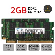 4GB Kit 2x 2GB Laptop Memory RAM for DELL LATITUDE D520 D530 D531 D620 D630 D630 picture