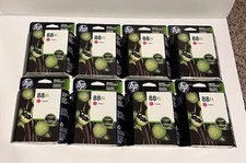 8 Pack Original HP 88XL High Capacity Ink Cartridge - C9392AN Magenta - EXP 2/18 picture