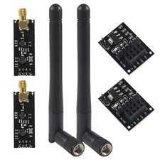 2Pcs NRF24L01+PA+LNA RF Wireless Transceiver Module with SMA Antenna 2.4G - 3.3V picture