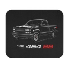1990 Chevy 454 SS Truck Mouse Pad Classic Muscle Pickup Retro Desk Mat Gift picture