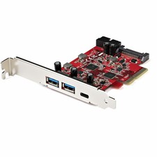 StarTech.com 5-Port USB PCIe Card - 10Gbps USB 3.1 Gen 2 PCIe Card w/ 1x USB-C & picture