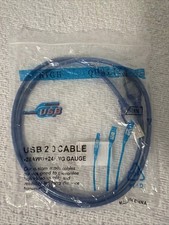 New Blue USB 2.0 Cable High Speed Data Transfer Cord picture