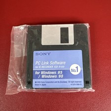 new 1999 Sony PC Link Software  IC Recorder ICD R100, Windows 95 98, 3.5