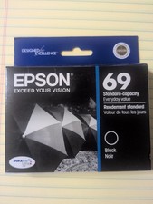 Epson 69 Standard-Capacity Black Ink Cartridge DuraBrite Ultra C13T069120 picture