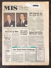 MIS Week - 1984 Jan 18 - Lot of 1 Newspaper picture