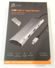 J5create JCD397 4K60hz USB-C Triple Mini Dock Compatible with USB4 New picture