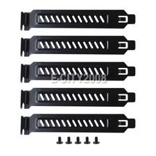 5PCS Vented PCI Slot Covers Metal Dust Filter Expansion Plates for ATX MATX Cas picture