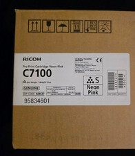 Genuine Ricoh 828527 Neon Pink Fluorescent Toner Pro C7100 C7100X C7110 C7110X picture