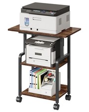 CHOEZON 23.6in Printer Stand with Storage, 3Tier Printer Table for Home Offic... picture