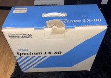 Vintage Epson RX-80 Vintage Dot-Matrix Printer Tested + Parallel + Cardco Cable  picture