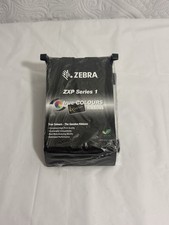 Zebra ZXP Series 1 Color Ribbon Cartridge ID Badge Printer 800011-140 Sealed picture