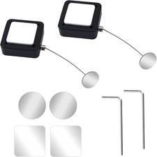 2x Retractable Remote Security Cable Lanyard Anti-Theft Lock for TV, Controllers picture