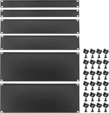 6 Pcs 1U,2U,4U Blank Panel Metal Rack Mount, 19 Inches, Filler Panel Mount Space picture