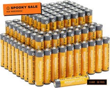 AAA High-Performance Alkaline Batteries, 1000 Count (10 Packs of 100), 10-Year S picture