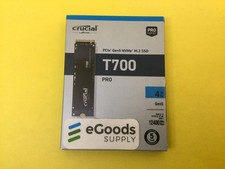 CT4000T700SSD3 Crucial T700 4TB PCIe Gen5 NVMe M.2 2280 SSD New Sealed picture