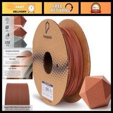 Copper-Filled PLA 3D Printer Filament - 60% Copper Metal Composite, 500g Spool, picture