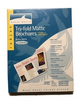 GREAT WHITE, TRI-FOLD, Matte BROCHURES, SET OF 48 with closures, NEW picture
