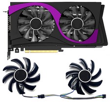 1 Pair Graphics Card Cooling Fans for YESTON RX5500XT 5600XT Graphics Card Parts picture