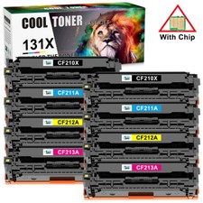 8PK Color Toner for HP CF210A 131A Laserjet Pro 200 M251nw M276nw MFP Printer picture