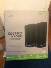 ARRIS SURFboard MAX6E TRI-BAND MESH WI-FI 6E System AXE6600 Model W161 picture