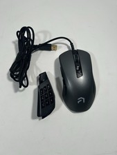 M220 Atrix Guild MMO RGB Wired Gaming Mouse-silver-Used picture