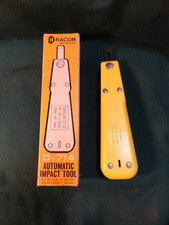 IMPACT AUTOMATIC PUNCH DOWN TOOL DRACON HARRIS D-714 USED GOOD WORKING CONDITION picture