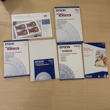 Lot Epson Photo Quality Ink Jet Papers. New See Description picture