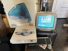 iMac G3 Blue 128mb Ram Bundle TESTED WORKS BUT MISSING POWER CABLE READ DESC picture