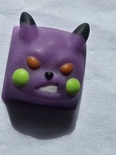 Systematik ARTISAN KEYCAP Cap Key MX Stem Angryatchu Angry Pikachu Light Purple  picture