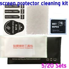 5/20PCS Camera Lens Phone Watch Screen Protector Dust Cleaning Dry Wet Wipes Set picture