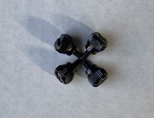 4Pcs/Set Chrome Thumb Screws 6-32 Thread for Lian Li Cases - BLACK picture