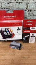 Lot Of 6 Genuine Canon BCI-3e 4-Color Ink Multi-Pack Expired OEM, & Black, &Cyan picture
