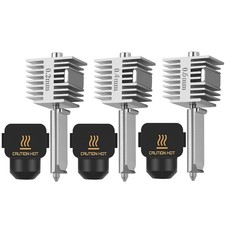 3PCS A1/A1 Mini/A2L Quick-Swap Hotend Hardened Steel Nozzle-(0.2+0.4+0.6mm) picture