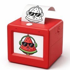 Smart AI Voice Sticker Printer Box, Magic Thermal Sticker Maker with Display picture