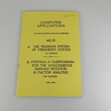 Computer Applications In The Natural & Social Sciences No 13 Pearson System picture