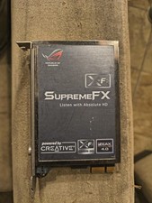 ASUS ROG SupremeFX X-Fi 7.1 Surround Sound PCIe Audio Card Creative X-Fi — EAX 4 picture