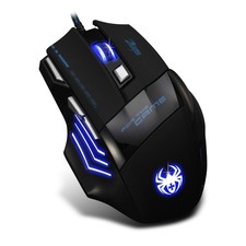ZELOTES T-80 Gaming Mouse 7200 Movement Speed Backlight Multi Color LED Opt ZJAX picture