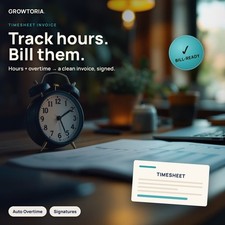 Timesheet Invoice Generator App Work Hours Overtime Pay Calculator Freelancer picture