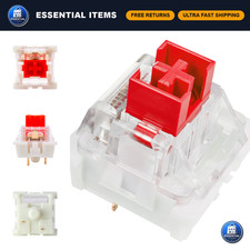 3 Pin Red Linear RGB Dustproof Switches for Mechanical Keyboards - Pack of 109 picture