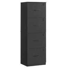 File Cabinet 4 Drawer with Locks A4 Letter Sized VASAGLE UOFC082B01 Documents picture