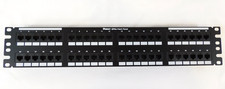 Panduit 48-Port Cat5e Patch Panel DP485E88TGY - Excellent Condition picture