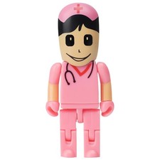 USB Flash Drive 64GB Cartoon Nurse Model USB Drive Thumb Drives USB 2.0 Memor... picture