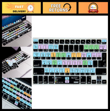 Silicone Keyboard Skin Cover for MacBook 13/15/17 - Adobe Hotkey Shortcuts, US/E picture