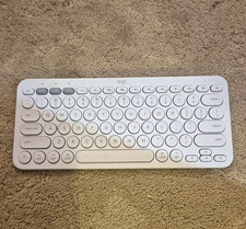 Logitech K380 Wireless Compact Portable Keyboard QWERTY English White picture