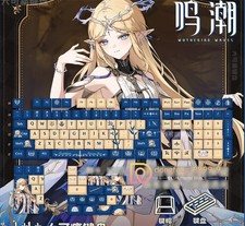 Wuthering Waves Cartethyia Keycap 129 Keys PBT Cherry MX Mechanical Keypad Gifts picture