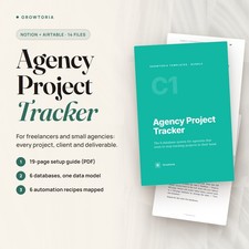 Freelance Project Tracker Notion Template Airtable Google Sheets for Agencies picture